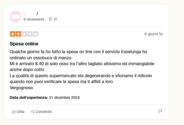 recensione esselunga