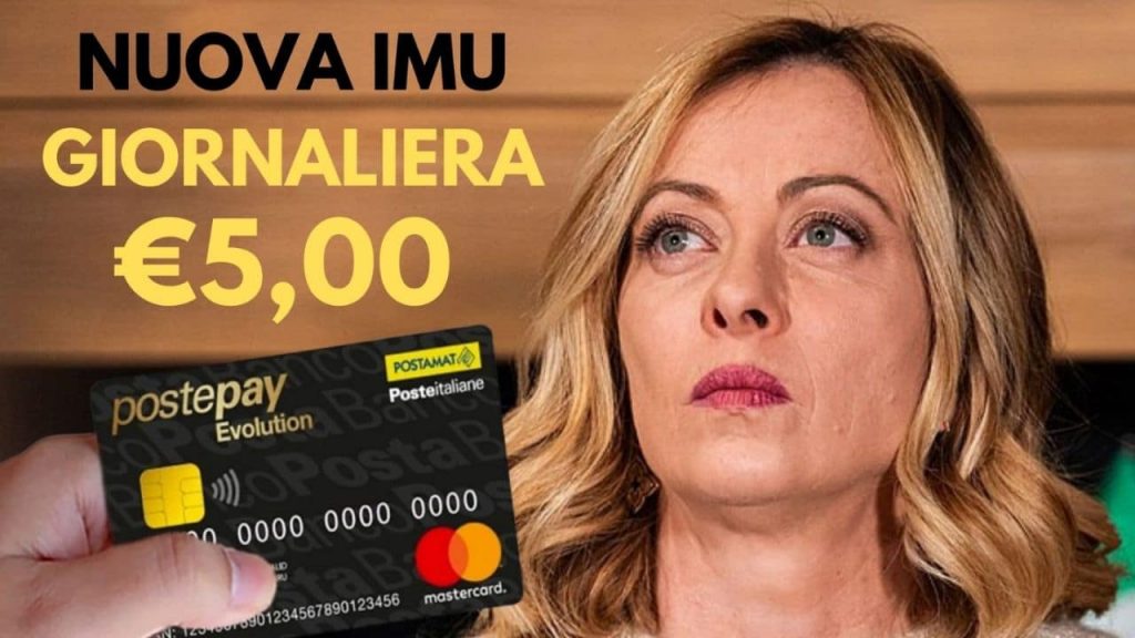 ULTIM’ORA – Meloni introduce l’Imu Giornaliera | Ti prelevano 5€ ogni giorno se vivi in Italia